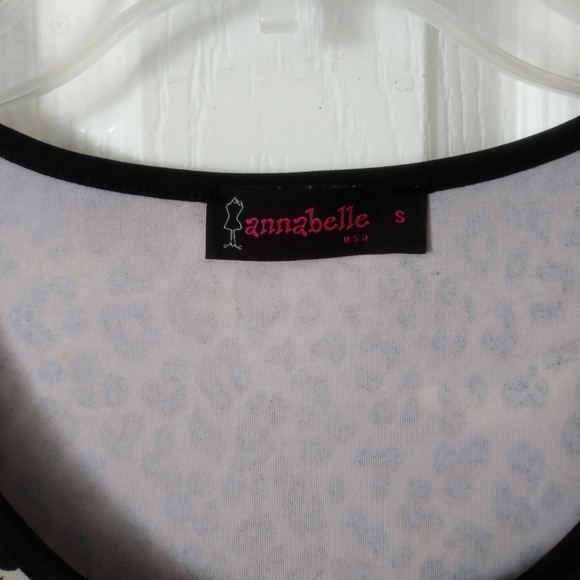 Leopard Print and Black Dress Size Small - Picture 3 of 4